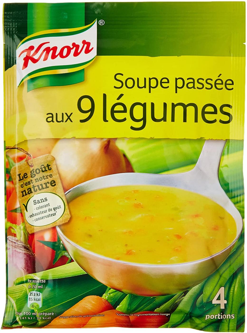 Knorr Soupe Aux 9 Légumes 105 g 